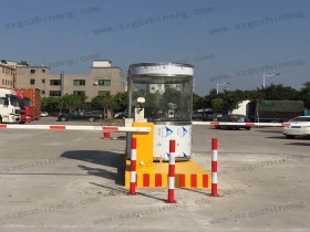 廣東省廣州番禺區南村鎮坑頭村牌坊車牌識別