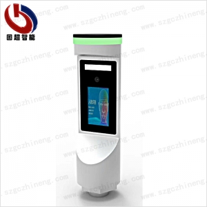 室外圓柱款動態人臉識別一體機GCZN-K018ST(反光.強光.背光快速識別)